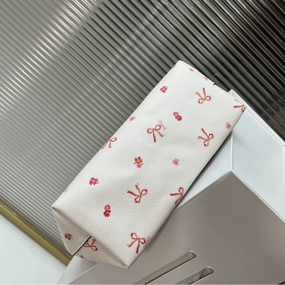 Coach Women's White & Red Mini City Bow Tie Print Tote - Picture 4 of 9